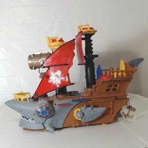 Imaginext Shark Bite Pirate Ship Fisher Price Mattel
